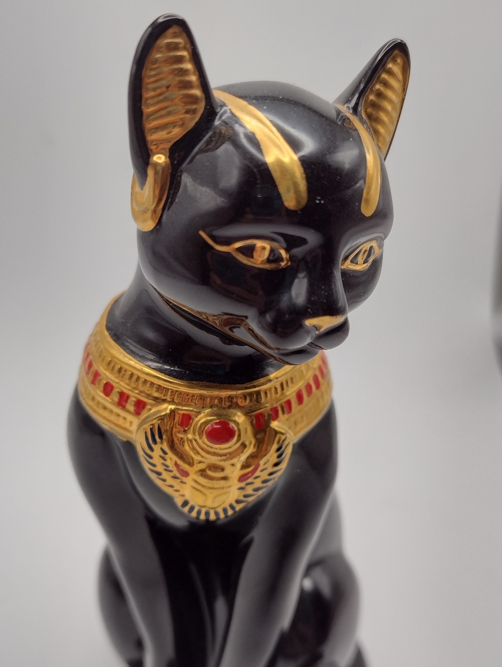 Lenox China Egyptian Cat Figurine 24k Gold Trim - Picture 5 of 6